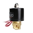 thumbnail image 2 of U.S. Solid Electric Solenoid Valve Direct Acting VITON Seal Normally Closed AC 24V Brass 3/8 inch, 2 of 6
