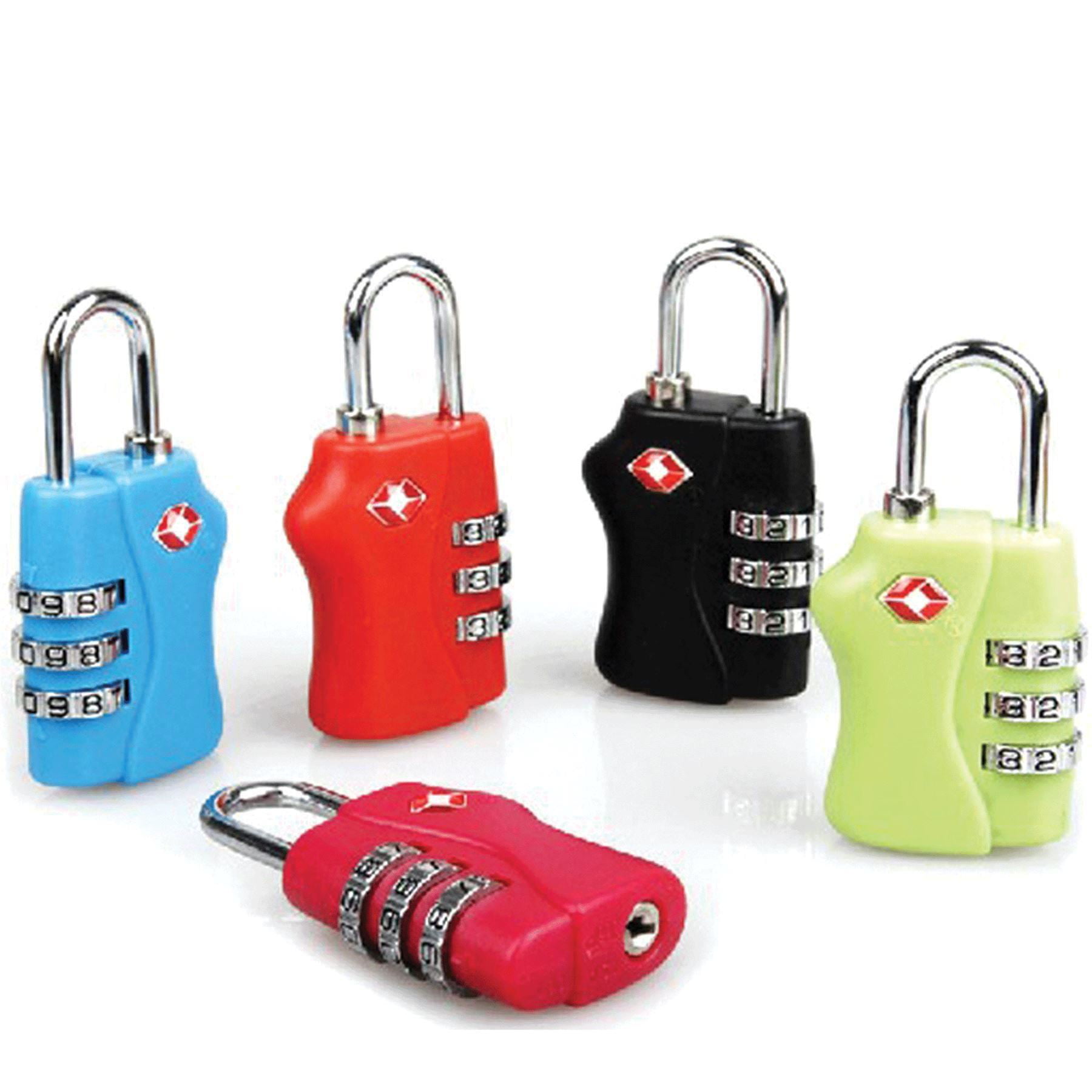 TSA Security 4 Combination Travel Suitcase Luggage Bag  Coded Lock tsa padlock