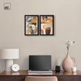 thumbnail image 3 of Serene Modern Abstract Duo Shadowbox Print Boho Wall Decor by Art Remedy, Black Frame, 10 x 15, 3 of 6
