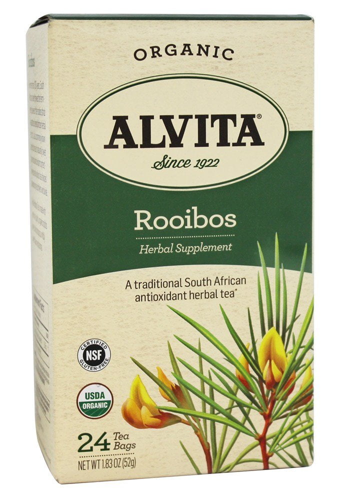 Alvita Tea Organic Rooibos Herbal 24 Tea Bags by Alvita Tea Bags