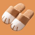 thumbnail image 2 of Zapatillas de casa con diseño de pata de gato para mujer y hombre, lindas zapatillas de animales, zapatillas de invierno para interior Ndcxsfigh Tenis De Mujer Tenis De Hombre, 2 of 5