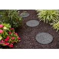 thumbnail image 3 of GroundSmart 14” Dual-Sided Stepping Stone for Walkway Flower and Butterfly Design – 3 Pack, 3 of 11