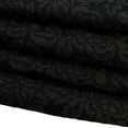 thumbnail image 5 of Zelouf Michelle Floral Knit Jacquard  , Sewing, DIY, Crafts Fabric by the Yard, Black, 10 Yard, 5 of 5