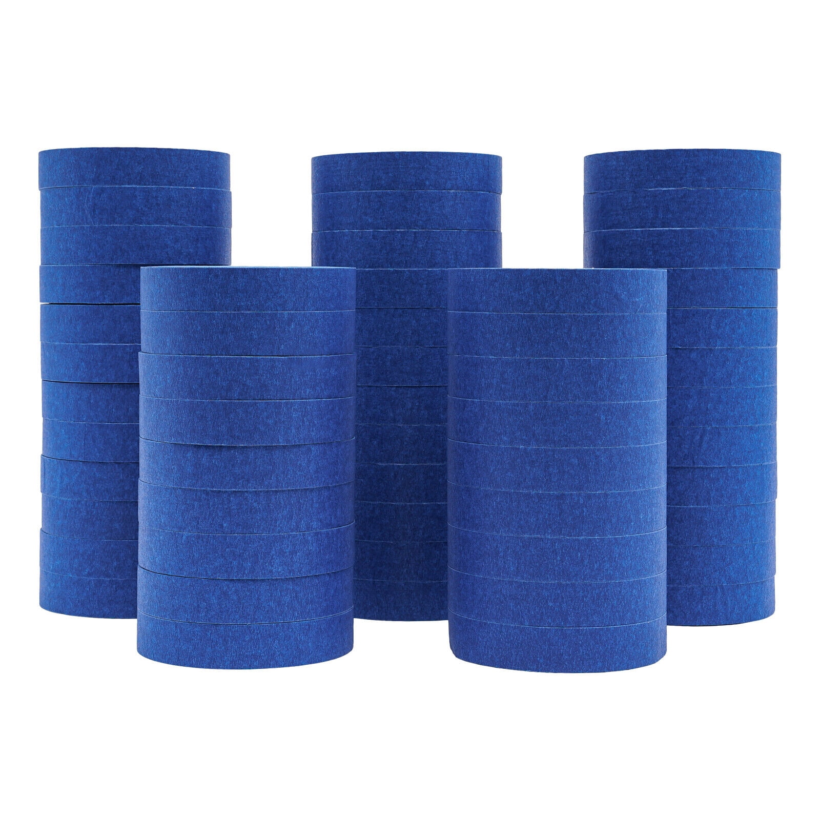Modern Round 34/54 Rolls Blue Masking Tape Painting 2.4cm x 55m High Adhesive Non-marking Blue
