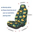 thumbnail image 2 of Lsque Snails And Butterfies Pattern Car Seat Covers for Front Seats , Waterproof Seat Covers for Cars, Sporty Front Seat Covers,Car Seat Cover Protector Front Seats, 2 of 5