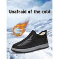 thumbnail image 2 of Men’s Warm Fleece-Lined Winter Snow Boots, Thickened Insulated Cold-Weather Shoes with Non-Slip Thick Sole, Comfortable Outdoor Warm Boots for Daily Wear & Winter Protection, 2 of 11