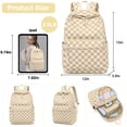thumbnail image 6 of KAMUGO School Backpack Set Girls Womens Laptop Bookbag Casual Daypack Fits 15 inch Laptop with Lunch Bag(Grade 1-4), 6 of 7