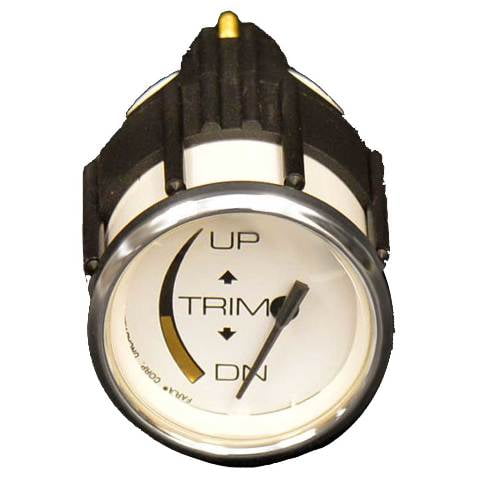 Faria Boat Trim Gauge GP7651A | Mercury 2 Inch White