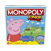 Hasbro Gaming Monopoly Junior: Peppa Pig Edition Board Game for 2-4 Players