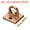 Copper, variant on Uxcell Pad Eye Plate U Hooks Metal Ceiling Hook Wall Mount Loop with Screws Hardware Ring Hooks Copper