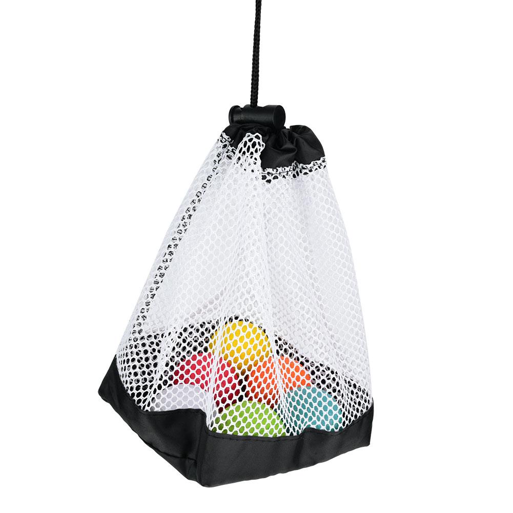Kritne Golf Ball Pouch, Nylon Golf Bag,Nylon Mesh Drawstring Pouch 36
