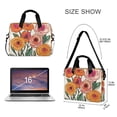 thumbnail image 3 of FORMRS 16" Laptop Bag Carrying Sleeve Case with Handle Travel Shoulder Briefcase, Hand Drawn Floral, 3 of 8