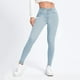 thumbnail image 2 of Gibobby Pantalones para mujer Pantalones vaqueros clásicos para mujer Pantalones de lápiz de mezclilla azul de cintura alta delgados ocasionales Pantalones(Azul claro,CH), 2 of 5
