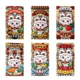 thumbnail image 2 of hengsof 6 Pcs 2025 Nouvel An Chinois Enveloppes Rouges Année du Serpent Enveloppes Rouges Paquet d'Argent Chanceux pour Festival de Printemps, 2 of 9