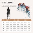 thumbnail image 4 of Pofeuu Colorful Floral Jellyfish Print Womens Pajamas Set Long Sleeve Sleepwear Button Down Nightwear Soft Pj Lounge Sets Button Down Pajamas Women-Large, 4 of 7