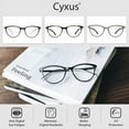 thumbnail image 3 of Cyxus Blue Light Blocking Glasses Anti UV Gaming Protection 8067T02, 3 of 8