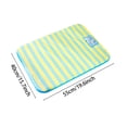 thumbnail image 3 of HUASHENG Summer Pet Pet Self Gel Mat For Dogs & Cats Non Washable Striped Design Ideal For Crates Beds & Travel, 3 of 5