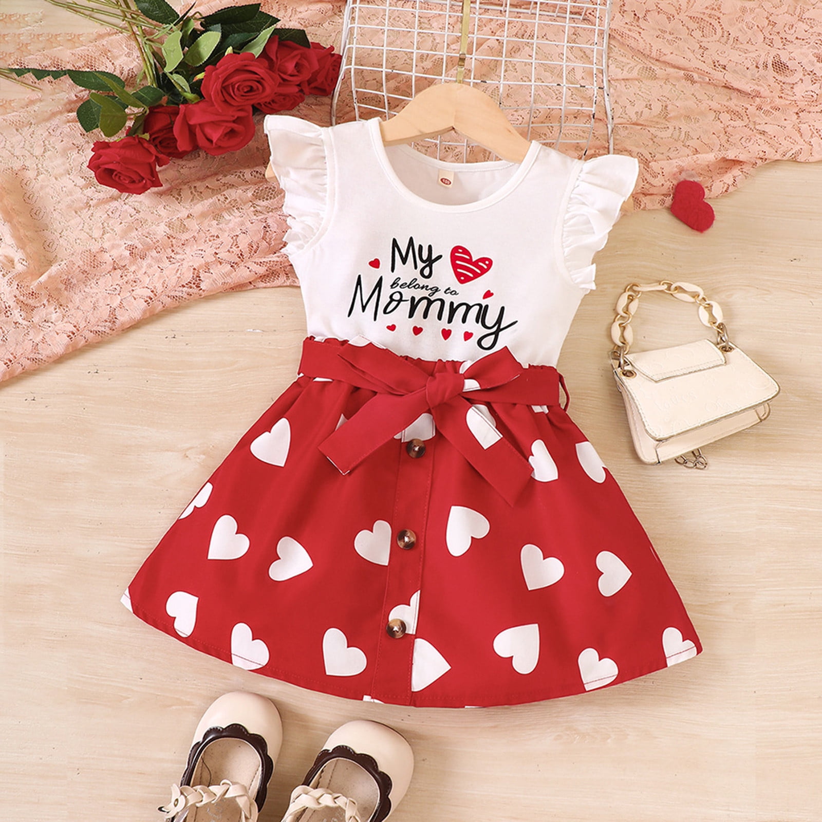 2pcs Baby Girl Colorblock Sleeveless Hoodie and Letter Print Skirt Set