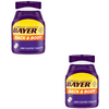 (2 pack) (2 pack) Bayer Back & Body Extra Strength Pain Reliever Aspirin w Caffeine, 500mg Coated Tablets, 200 Ct