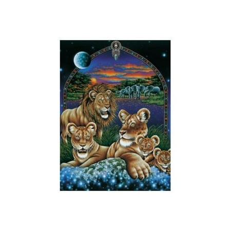 Great American Puzzle Factory Tanzanian Sunrise Lion 1000 ...