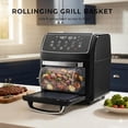 thumbnail image 5 of Sybels Air Fryer with Viewing Window, 12.6-Quart 12-in-1 Multi-Function Appliance for Air Frying, Roasting, Baking & Dehydrating, Black, 5 of 6