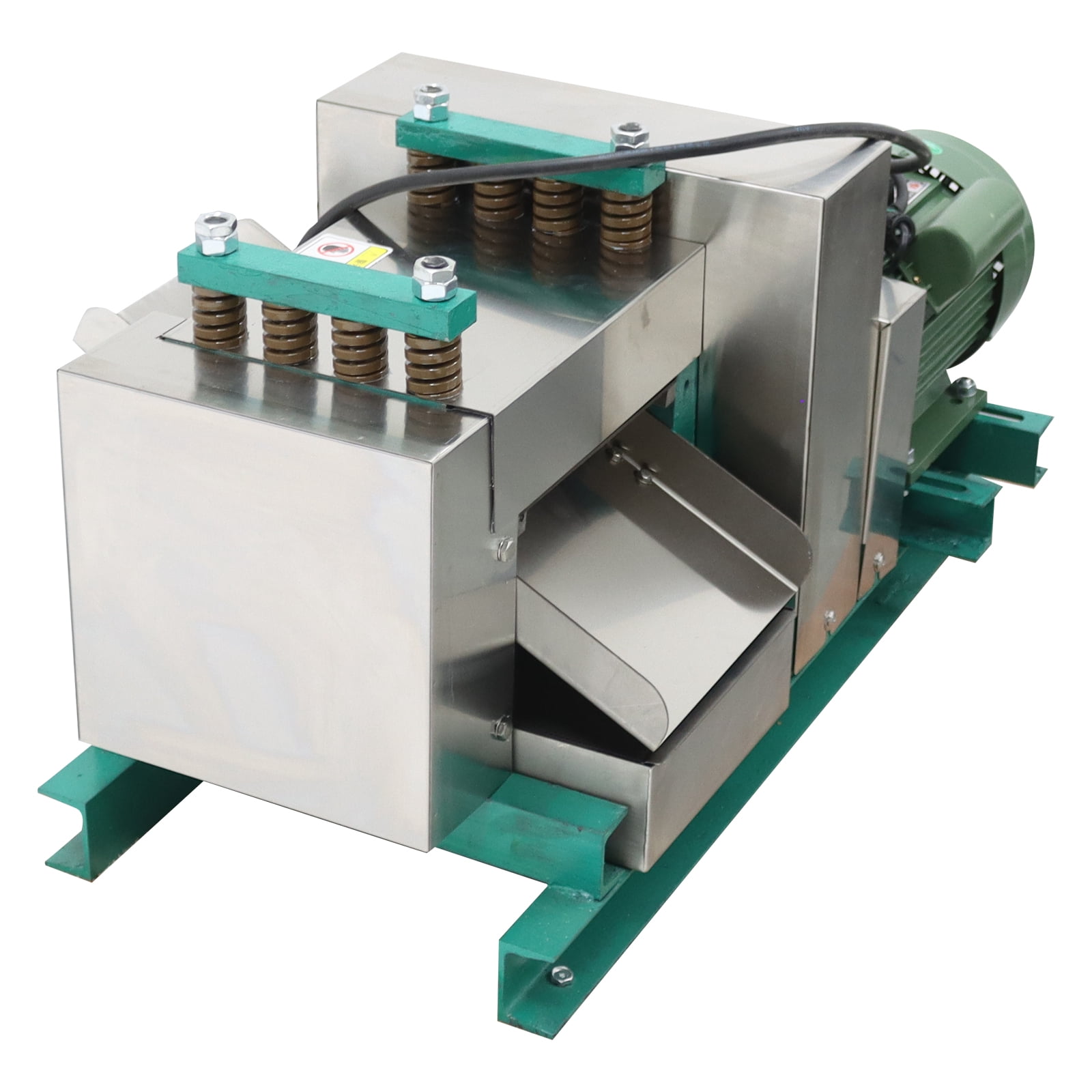Industrial 3 Rollers Electric Sugarcane Juicer Stainless Steel Sugar Cane Press Juice Machine 220V 3500W