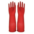 thumbnail image 1 of Full Hand Protection Gloves Waterproof Non-slip Dishwashing Gloves Heat-insulated Kitchen Cleaning Tool, 1 of 8