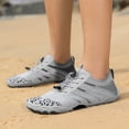 thumbnail image 2 of Summer Womens Five Toe Water Shoes Swimming Wading Yoga Beach Quick Dry Barefoot Non Multifunctional Outdoor Footwear Grey 38, 2 of 7