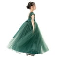 thumbnail image 4 of Ekidsbridal Girl Bridesmaid Flower Girl Dress - Sequins V-Back with Cap Sleeves 323-A (Size: 4-12), 4 of 5