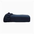 thumbnail image 3 of Queen Fitted Sheet Only, Softest 400 Thread Count 100% Cotton Sateen, 18" deep Pocket, All-Around Elastic, Navy, 3 of 3