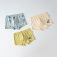 thumbnail image 3 of Hotiary 3-Pack Toddler Baby Boys Soft Cotton Underwear Kids Cartoon Print Breathable Comfy Boxer Briefs Undies Children Assorted Panties for 3-11 Years, 3 of 4