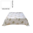 thumbnail image 3 of Linnome Flat Sheet Comfortable Bed Sheet with Floral Patterns Mattress Protective Cover Easy Clean for Double or Twin Bed Multicolor#01, 3 of 6