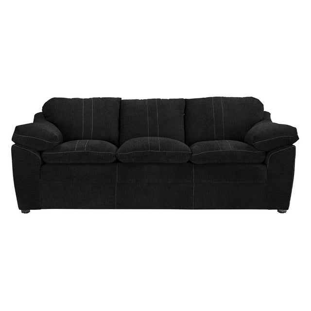 Sofa DICASA Aston 3 Plazas Negro para Salas