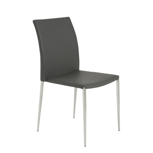 Eurostyle Chaise d'Appoint Empilable en Gris
