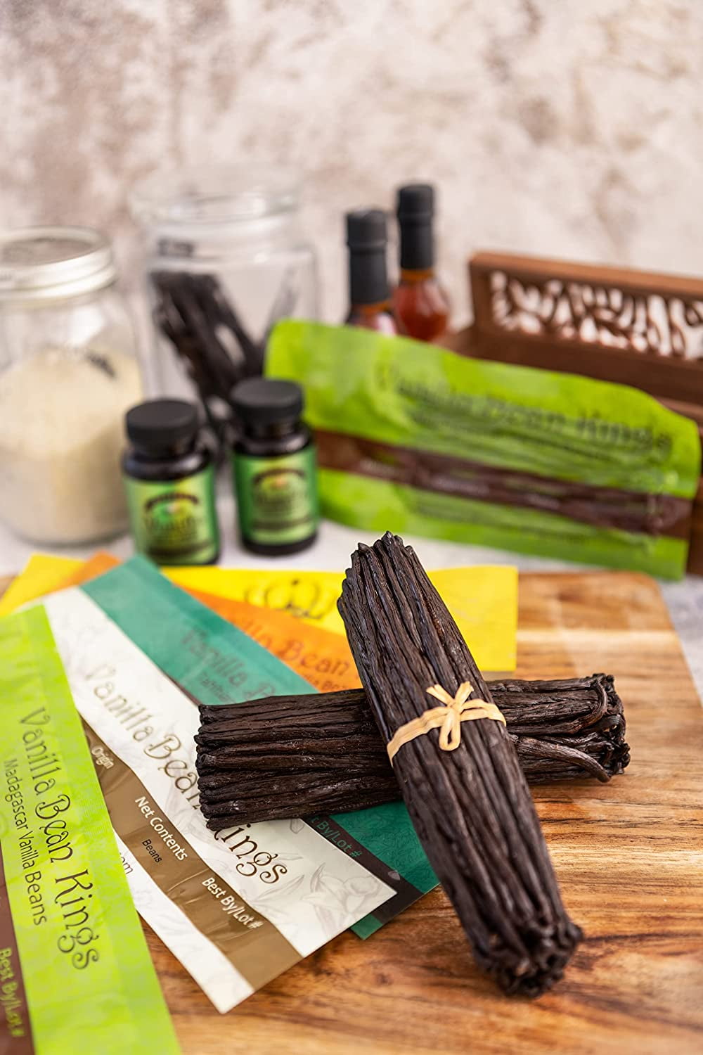 Vanilla Bean Kings Vanilla Bean Paste, Gourmet Madagascar Bourbon, 5 Gallons