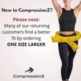 thumbnail image 2 of Leggins CompressionZ Compression para mujer, color negro, talla M, 2 of 6