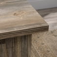 thumbnail image 6 of Sauder Boone Mountain Narrow Counter Height Multipurpose Dining Table, Rustic Cedar Finish, 6 of 11