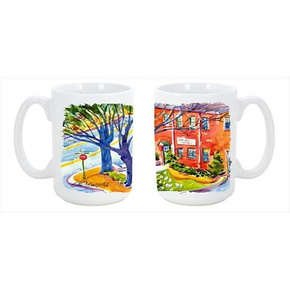 Harbour Dishwasher Safe Microwavable Ceramic Coffee Mug 15 oz.