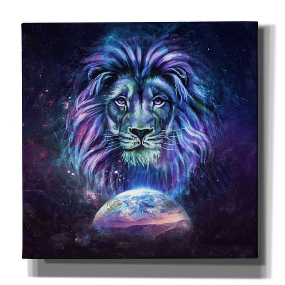 Epic Graffiti 'Guardian' by Cameron Gray, Canvas Wall Art, 26"x26"