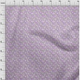 thumbnail image 4 of oneOone Silk Tabby Light Violet Fabric Floral Fabric For Sewing Printed Craft Fabric By The Yard 42 Inch Wide, 4 of 5