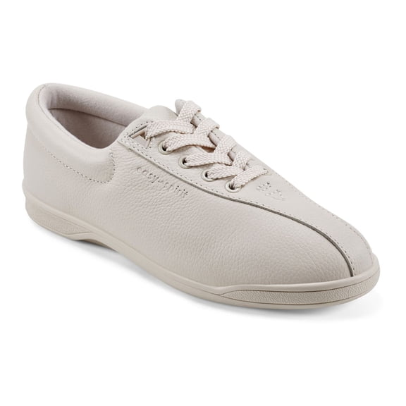 Easy Spirit AP1 Women's Leather Sneakers Color: Light Natural Leather Size: 8.5