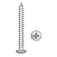thumbnail image 1 of Tornillo de rosca Irfora A2 DIN7981 # 10 4.8mm 304 Tornillo de acero inoxidable Avellanado tornillos de madera autorroscantes 4.8mm * 38mm Irfora Tornillo de rosca, 1 of 7