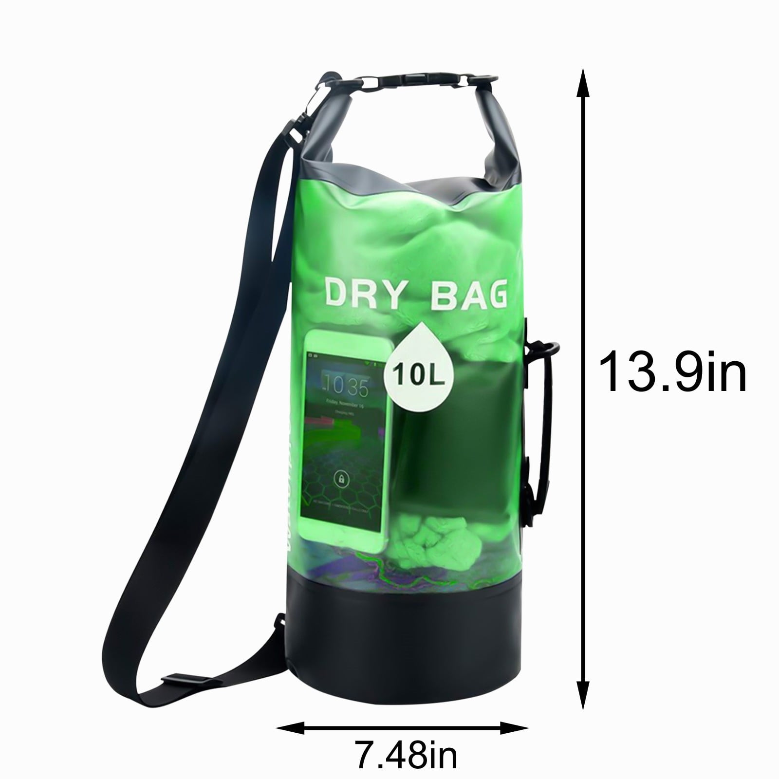 Beach Bag Tote Outdoor Sports PVC Bag, Swimming Beach Bag, Hiking Bag, Drifting Bag Wet And Dry Separation Backpack Ideal For Beach Gym Travel Swimming