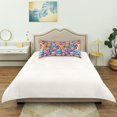 thumbnail image 6 of Haosy Satin Pillowcase for Hair and Skin Standard Cooling Silk Pillow Case with Envelope Closure Colorful Bear Toy 20"x40", 6 of 9