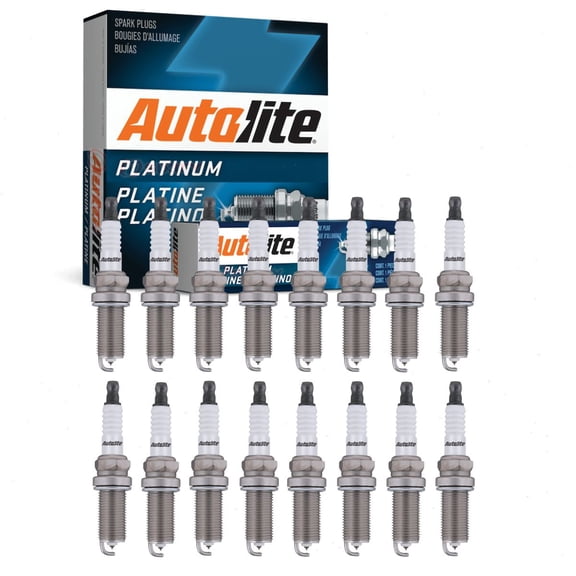 16 pc Autolite Platinum Spark Plugs compatible with Dodge Durango 5.7L V8 2009-2018