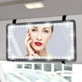 thumbnail image 1 of Espejo cosmético LED para automóvil, espejo de tocador para automóvil, espejo táctil para visera de automóvil con luz LED, espejo para automóvil, innovación moderna, 1 of 5
