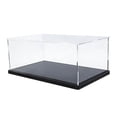 thumbnail image 2 of Vitrina acrílica con base negra, estuche de almacenamiento a prueba de polvo para coches coleccionables y figuras de acción de vehículos a escala 1/32, 2 of 9