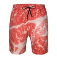 thumbnail image 4 of Naloa Beef Steaks Men's Beach Shorts, Surfing shorts, Swim trunks, Quick Dry Swim Trunks for Surfing Beach Fun - Small, 4 of 9