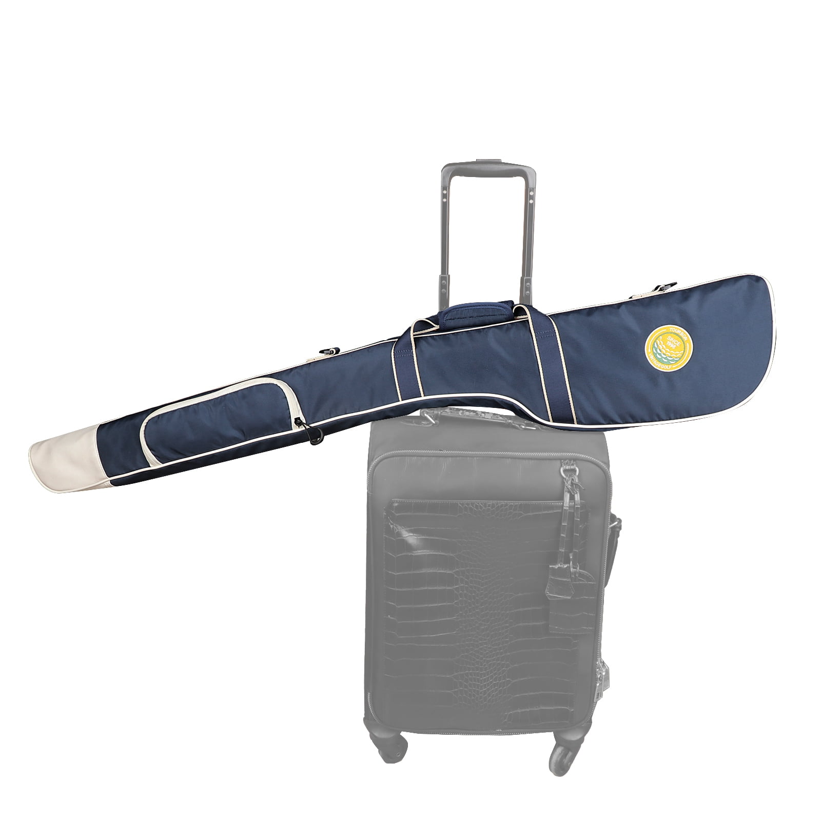 TOURBON Lightweight Nylon Golf Clubs Carry Bag Outdoor Sunday Bag Effortless Carry Waterproof