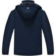 thumbnail image 2 of Tyhengta Men's Waterproof Ski Jacket Warm Winter Snow Coat Mountain Windbreaker Hooded Raincoat Navy Blue XL, 2 of 8